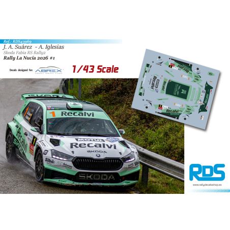José Antonio Suárez - Skoda Fabia RS Rally2 - Rally La Nucía 2026