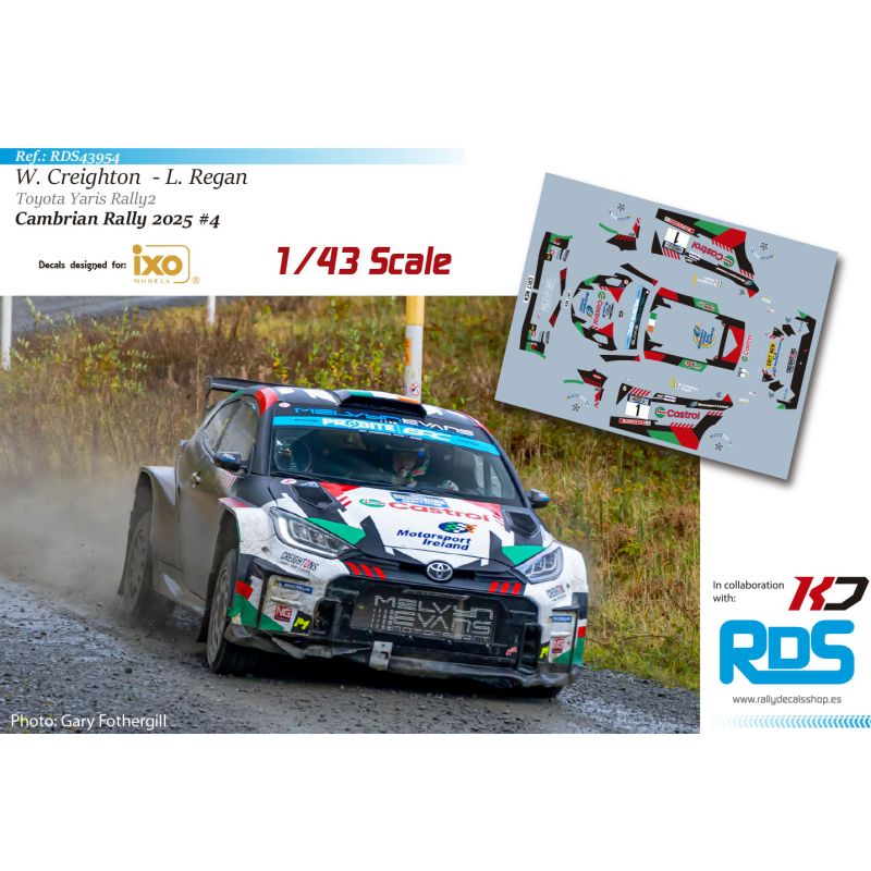 William Creighton - Toyota Yaris GR Rally2 - Cambrian Rally 2025