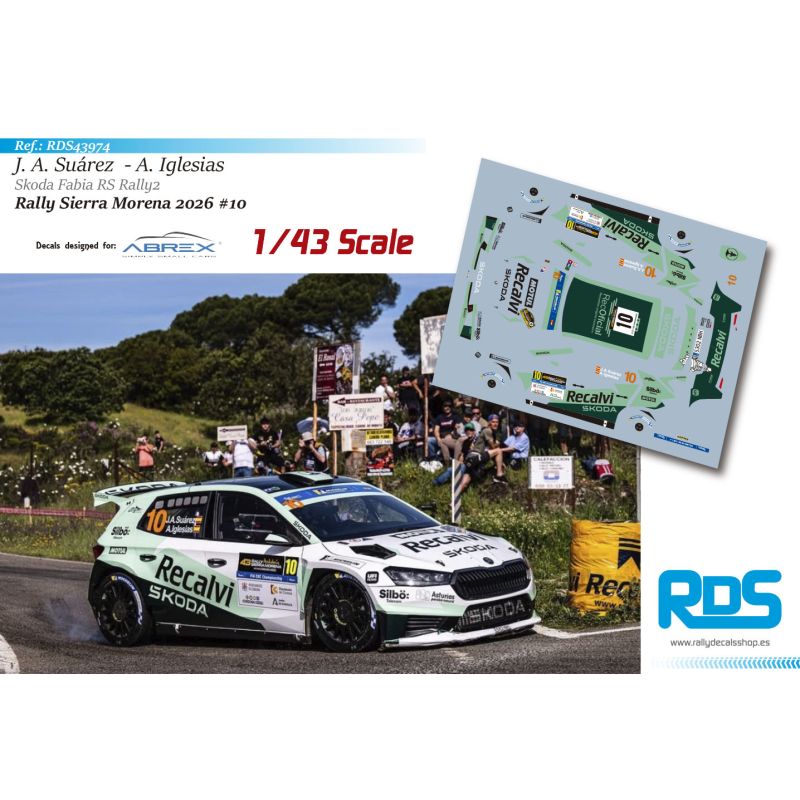 José Antonio Suárez - Skoda Fabia RS Rally2 - Rally Sierra Morena 2026