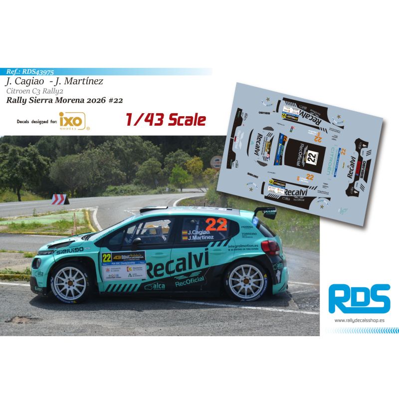 Jorge Cagiao - Citroen C3 Rally2 - Rally Sierra Morena 2026
