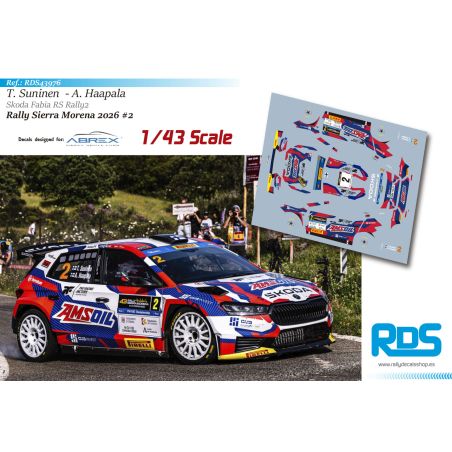 Teemu Suninen - Skoda Fabia RS Rally2 - Rally Sierra Morena 2026