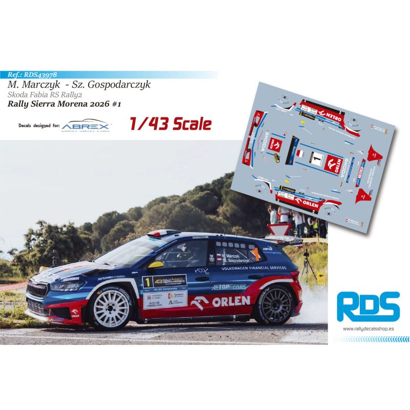 Miko Marczyk - Skoda Fabia RS Rally2 - Rally Sierra Morena 2026