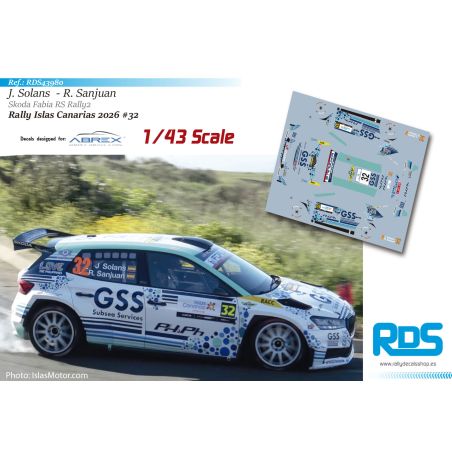 Jan Solans - Skoda Fabia RS Rally2 - Rally Islas Canarias 2026