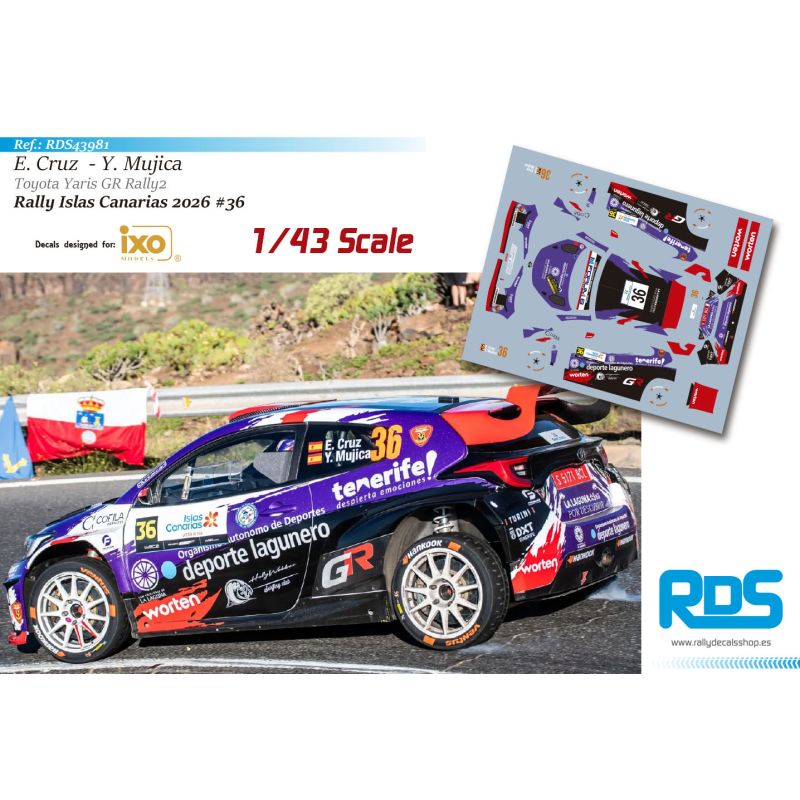 Enrique Cruz - Toyota Yaris GR Rally2 - Rally Islas Canarias 2026
