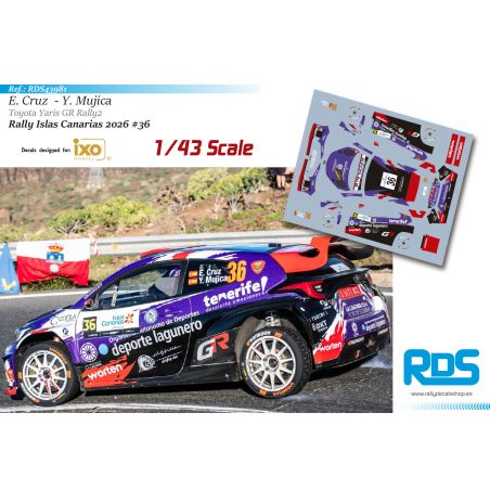 Enrique Cruz - Toyota Yaris GR Rally2 - Rally Islas Canarias 2026