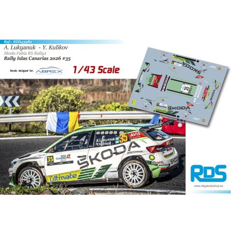 Alexey Lukyanuk - Skoda Fabia RS Rally2 - Rally Islas Canarias 2026