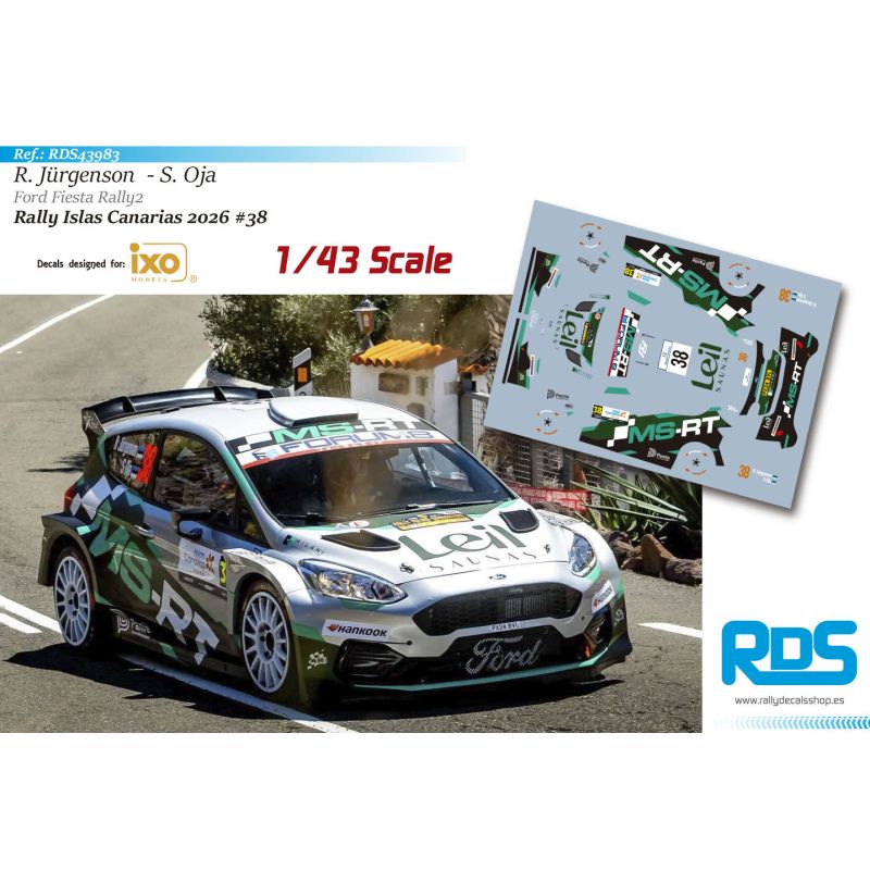 Romet Jürgenson - Ford Fiesta Rally2 - Rally Islas Canarias 2026