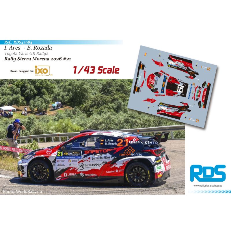 Iván Ares - Toyota Yaris GR Rally2 - Rally Sierra Morena 2026