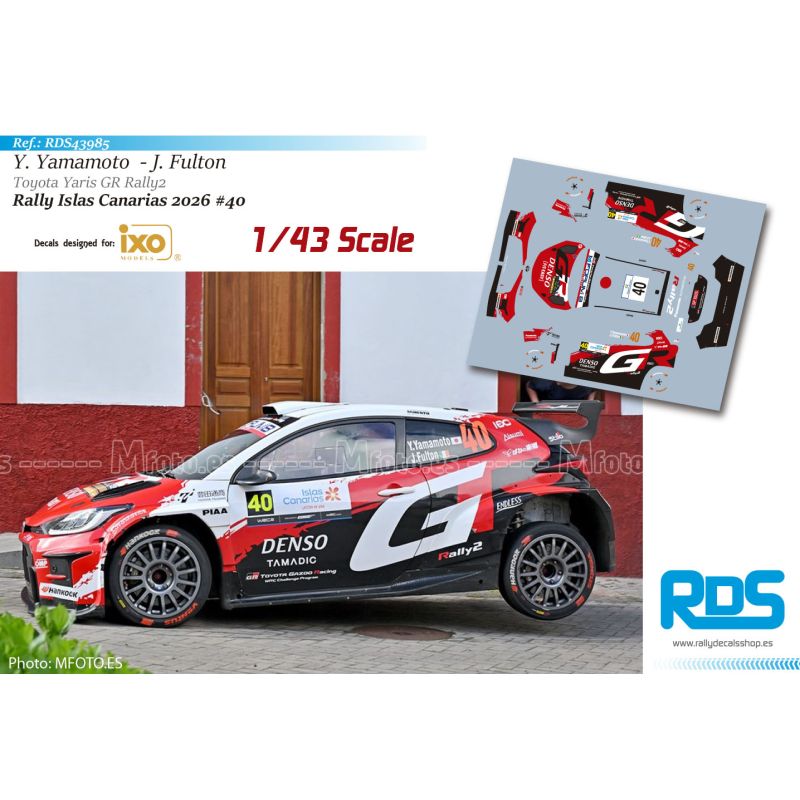 Yuki Yamamoto - Toyota Yaris GR Rally2 - Rally Islas Canarias 2026