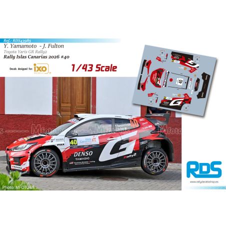 Yuki Yamamoto - Toyota Yaris GR Rally2 - Rally Islas Canarias 2026