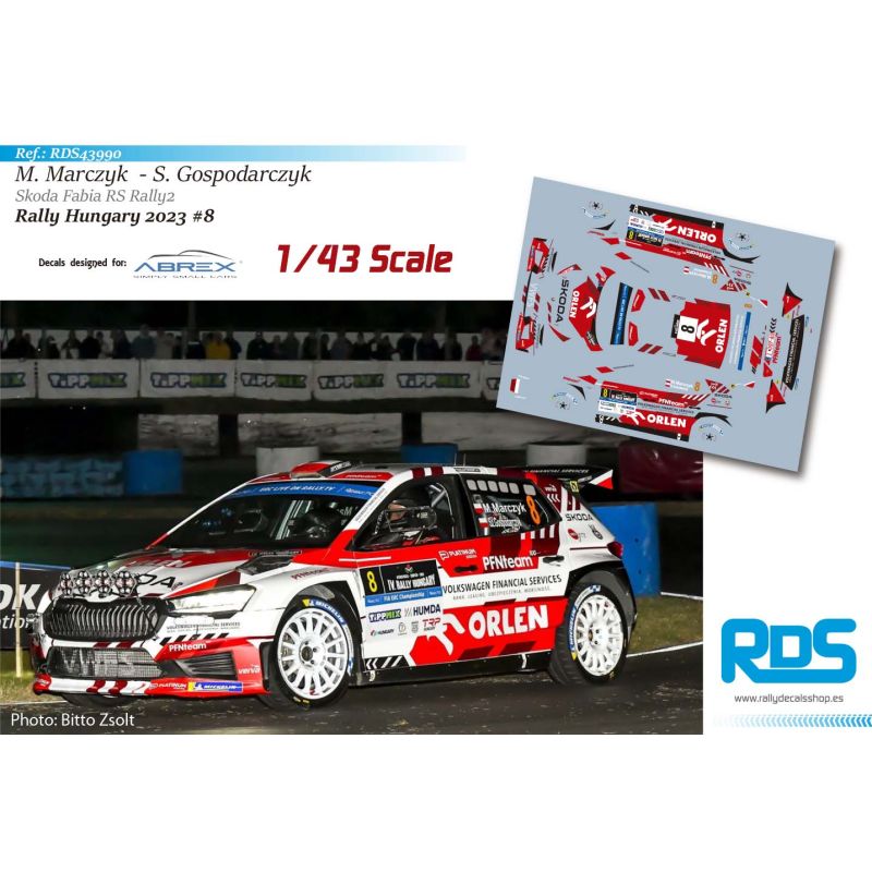 Miko Marczyk - Skoda Fabia RS Rally2 - Rally Hungary 2023