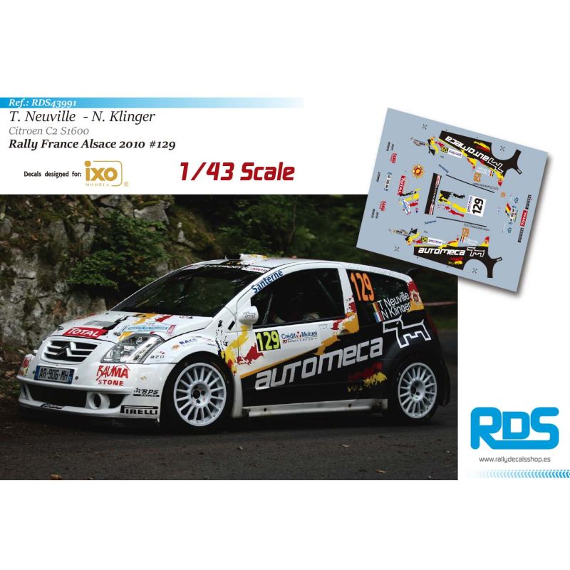 Thierry Neuville - Citroen C2 S1600 - Rally France Alsace 2010
