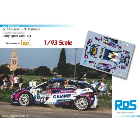 Gregoire Munster - Hyundai i20 Rally2 - Rally Ypres 2026