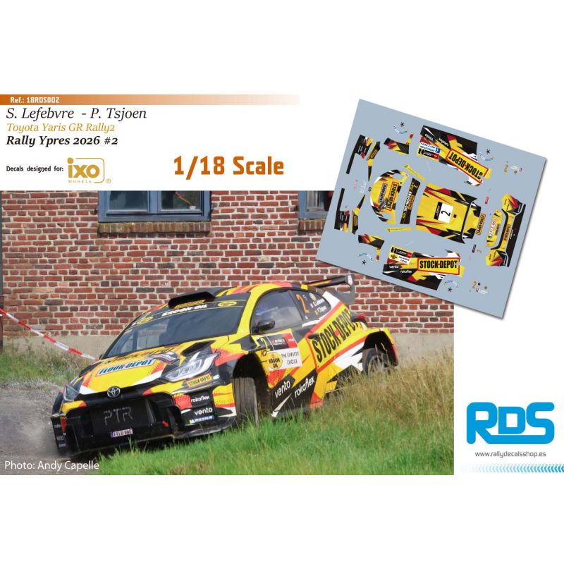 Stéphane Lefebvre - Toyota Yaris GR Rally2 - Rally Ypres 2026
